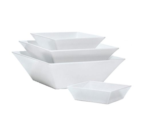 G.E.T. Siciliano ML-281-SI 2.3 qt Square Melamine Serving Bowl