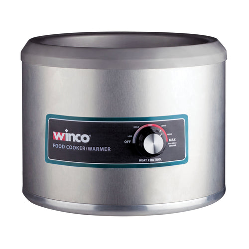Winco FW-7R500 Electric Round Food Cooker/Warmer | 7 Qt. Capacity