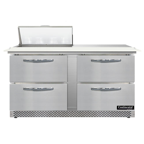Continental Refrigerator SW60N8C-FB-D Refrigerated Counter, Sandwich / Salad Unit