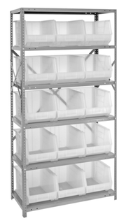 Quantum QSBU-260CL Shelving Unit, Solid Flat