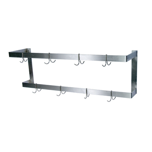BK Resources BK-WPR2-48 48" Wall Mounted Pot Rack