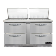 Continental Refrigerator D60N24M-FB-D Refrigerated Counter, Mega Top Sandwich / Salad Unit