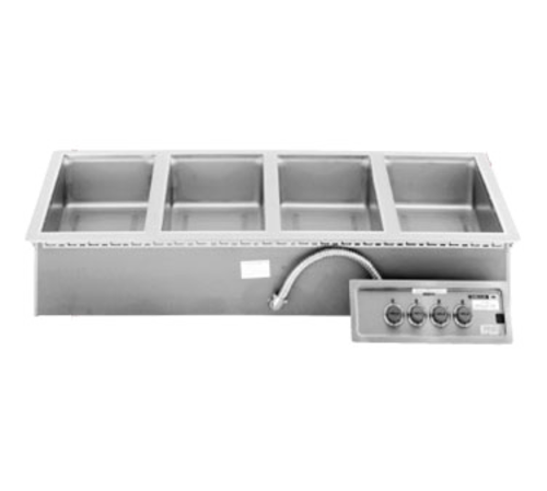 Wells MOD-400TDM 4-Pan Drop-In Hot Food Well | 1240/1650 Watts