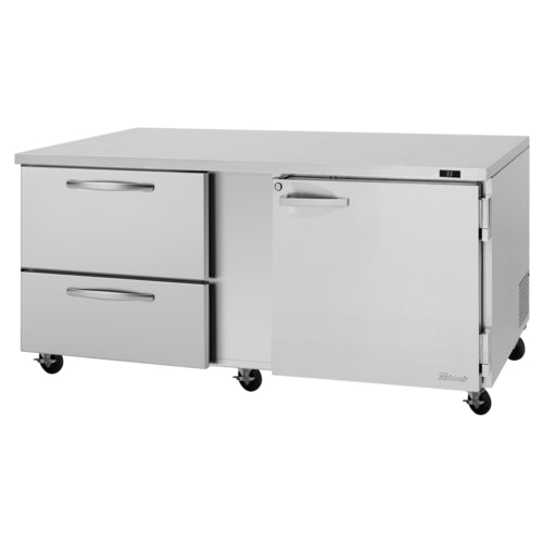 Turbo Air PUR-72-D2R(L)-N Undercounter Refrigerator