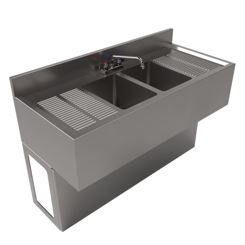 BK Resources UBB-21-248TS Underbar Sink Units