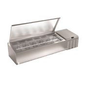 Serv-Ware TR46-HC Refrigerated Countertop Pan Rail