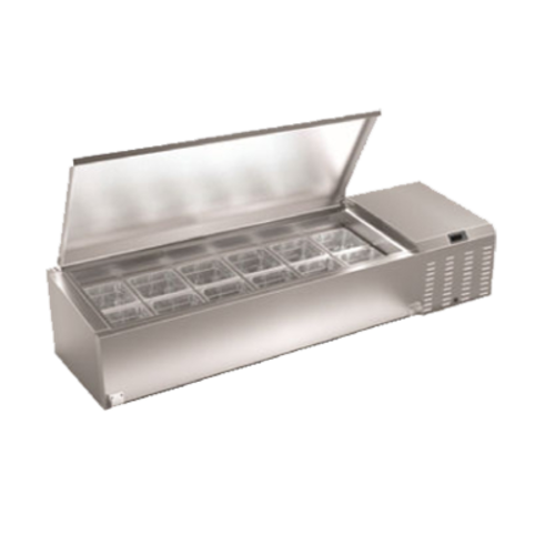 Serv-Ware TR46-HC Refrigerated Countertop Pan Rail
