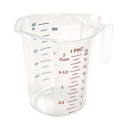 Winco PMCP-50 Deluxe Polycarbonate Measuring Cup | 1 Pint
