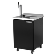 Beverage Air BM23HC-C-B 24" Black Single Tap Club Type Draft Beer Cooler | (1) 1/2 Keg