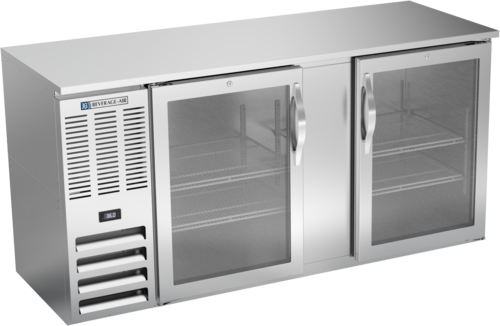 Beverage Air BBN68HC-FG-B Back Bar Cooler