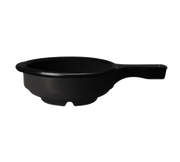 G.E.T. HSB-112-BK Black Elegance 5-1/4" 12 oz. Black Melamine Soup Bowl w/ Handle | Case of 24