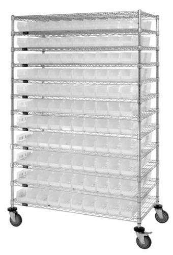 Quantum WR74-1248-110101CL Shelving Unit, Wire