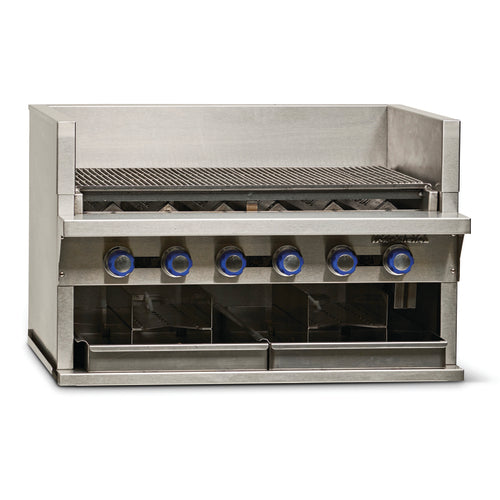 Imperial IABA-36 36" Countertop Gas Radiant Smoke Broilers | 120,000 BTU