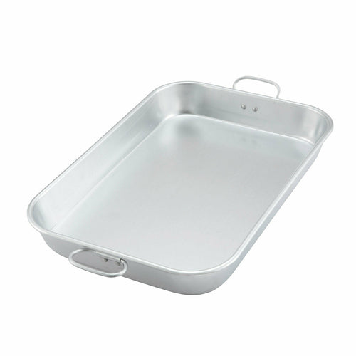 Winco ALBP-1218 11-1/2" x 17-3/4" Aluminum Roasting Pan