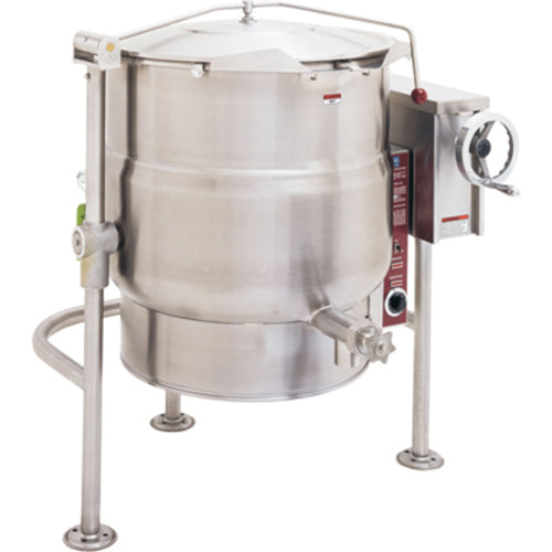 Crown Steam ELT-25 Electric 2/3 Jacket Tilting Steam Kettle | 25 Gal. Capacity