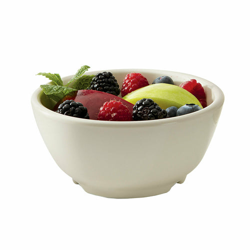 G.E.T. B-45-DI Diamond Ivory 4-1/2" 10 oz. Ivory Melamine Bowl | Case of 24