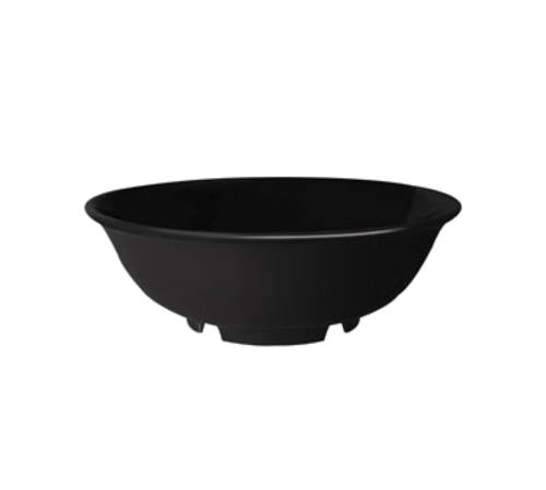 G.E.T. M-811-BK Black Elegance 7-1/2" 1 qt. Black Melamine Serving Bowl | Case of 12