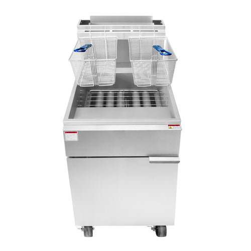 Atosa CookRite ATFS-75 75 lb. Full Pot Gas Fryer | 170,000 BTU