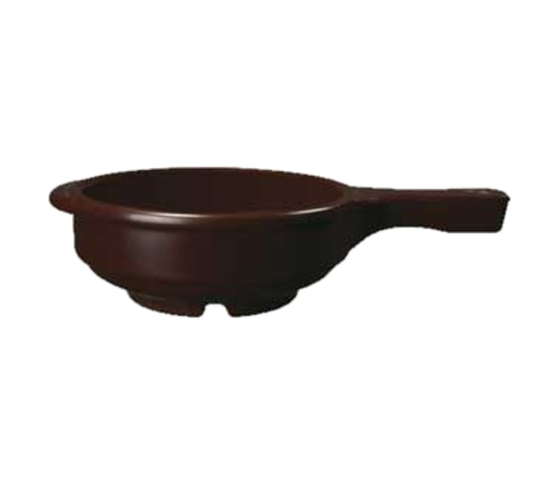 G.E.T. HSB-112-BR Ultraware 5-1/4" 12 oz. Brown Melamine Soup Bowl w/ Handle | Case of 24