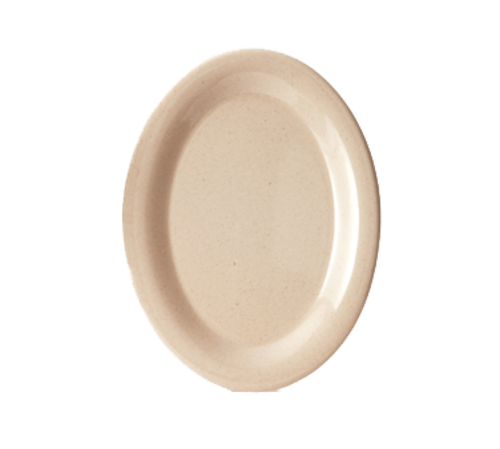 G.E.T. BAM-1201 BambooMel 12" Oval Melamine Platter | Case of 12