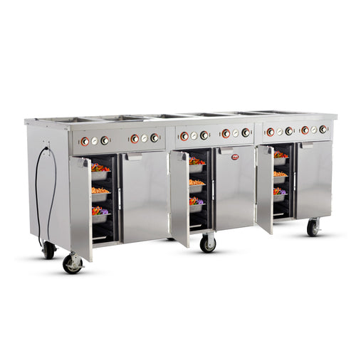 FWE HLC-6W6-7H-42-DRN Steam Table