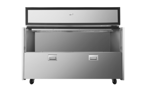 Atosa AMC-5801 58" Single Sided Refrigerated Milk Cooler | 16-Crate Capacity