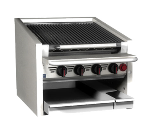 Magikitch'n CM-SMB-636 36" Coal Gas Charbroiler | 105,000 BTU