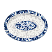 Thunder Group 2009DL Blue Dragon 9" X 6 5/8" Platter | Case of 12