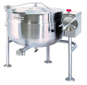 Cleveland KDL60TSH Short Series Full Jacket Direct Steam Tilting Kettle | 60 Gallon Capacity