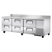 True Mfg. TWT-93D-6-HC Worktop Refrigerator