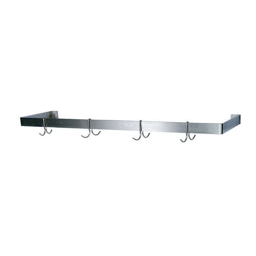 BK Resources BK-WPR1-48 48" Single Bar Wall Mounted Pot Rack