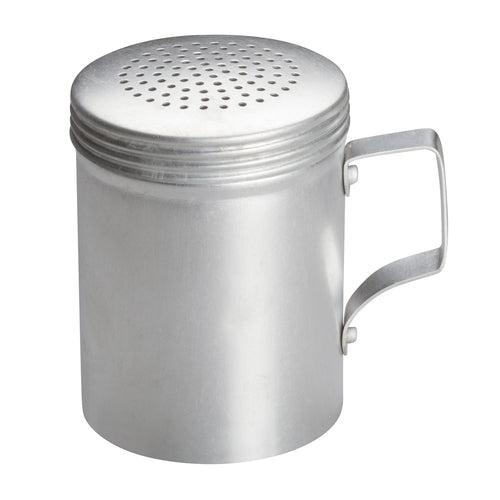 Winco ADRG-10 10 oz. Aluminum Dredger w/ Handle
