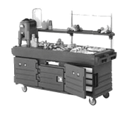 Cambro KVC854426 CamKiosk 4 Full Sized Well Merchandising Kiosk | 85-1/8" x 33-1/2"