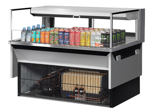 Turbo Air TOM-48L-UFD-W(B)-1SI-N Refrigerated Display Case