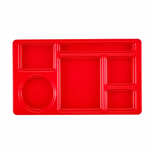 Cambro 915CW Camwear 6 Compartment Eco-safe Tray | 8-3/4" x 15"