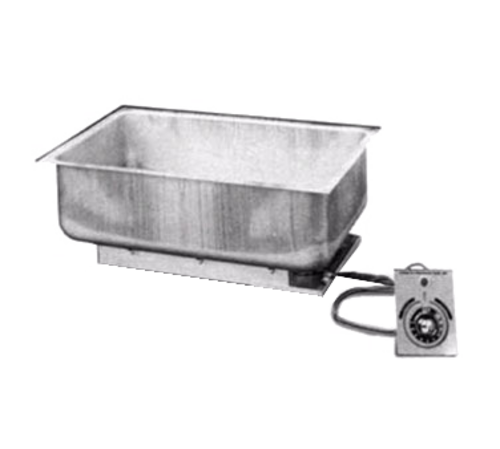 APW Wyott BM-30D Electric Built-In Hot Food Well w/ Drain |(1) 12" x 20" Pan Capacity