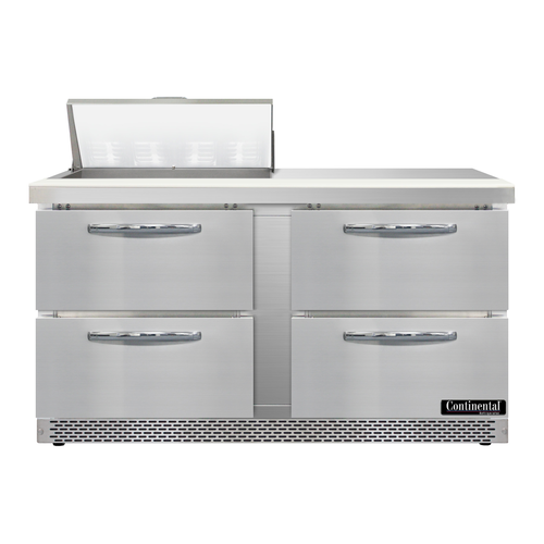Continental Refrigerator D60N8-FB-D Refrigerated Counter, Sandwich / Salad Unit