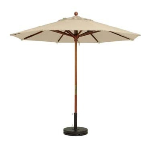 Grosfillex 98910331 Khaki 9 ft Market Umbrella
