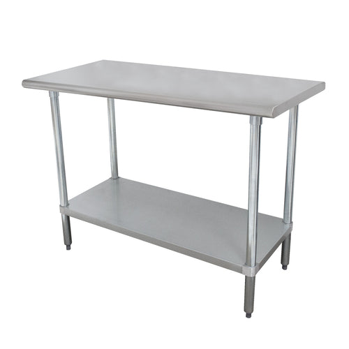 Advance Tabco ELAG-304-X Stainless Steel Work Table w/ Adjustable Undershelf | 48" x 30"