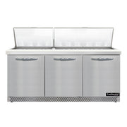 Continental Refrigerator SW72N30M-FB Refrigerated Counter, Mega Top Sandwich / Salad Unit