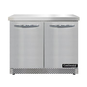 Continental Refrigerator SWF36N-FB Freezer Counter, Work Top