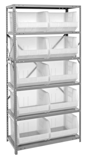 Quantum QSBU-270CL Shelving Unit, Solid Flat