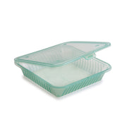 G.E.T. EC-17-JA Eco-Takeouts Jade 9 x 9" Reusable Plastic Take Out Containers | Case of 12