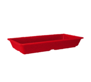 G.E.T. Red Sensation 9-1/4" x 4-3/4" Red Melamine Entree Dish | Model No. ML-121-RSP