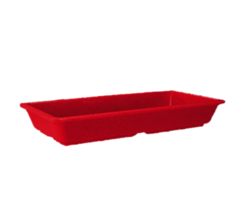 G.E.T. Red Sensation 9-1/4" x 4-3/4" Red Melamine Entree Dish | Model No. ML-121-RSP