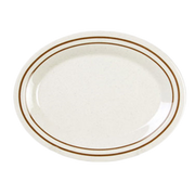 Thunder Group AD209AA Arcadia 9 1/2" X 7 1/4" Platter | Case of 12