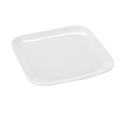G.E.T. CS-6116-W Siciliano White 6" Square Melamine Plate | Case of 24