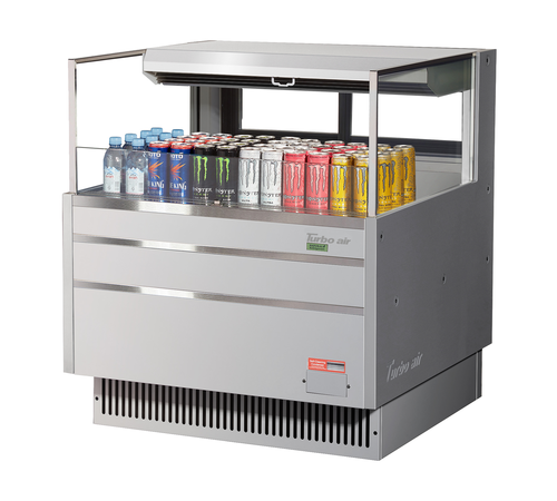 Turbo Air TOM-36L-UFD-W(B)-1S-N Open Air Merchandiser