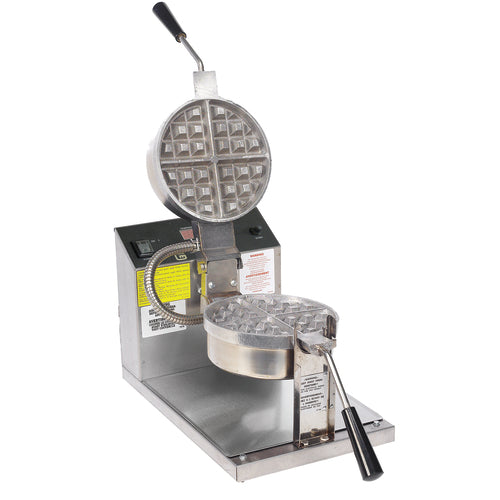 Gold Medal 5021E 7-1/4" Round Belgian Waffle Baker