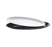 G.E.T. Siciliano ML-255-SI 4 qt Oval Melamine Platter